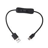 データケーブル WithSwitch Type-C USB2.0 アダプタコード USB から Type C への高速充電とデータ転送をサポート電源アダプタ電源コード USB2.0 充電ケーブル USB ケーブルプッシュボタンスイッチ付き