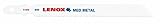 Lenox Tools 20854F518S T-Shank Bi-Metal Medium Metal Cutting Jig Saw Blade, 5-1/4-Inch x 3/8-Inch x 