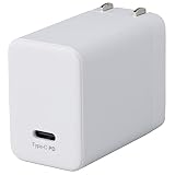 ナカバヤシ Digio2 USB 充電器 Type-C 1ポート GaN 65W PD充電対応 ホワイト Z9001