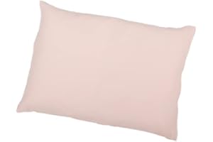 Living in peace 枕 子ども用 思いやり枕 洗える 約29×39㎝×5㎝ 頭にフィット 選べる生地 取り外せる カバー付き 全15カラー 日本製 キッズ 子供 小さめ 低め (ピンク（ダブルガーゼ）)