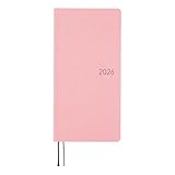 ほぼ日手帳 2026 weeks カラーズ/ストロベリーミルク 1月始まり 週間手帳 週間レフト スリム縦長