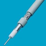 伸興電線 衛星放送受信用同軸ケーブル アルミ編組 100m巻 灰 S-7C-FB(AL)ハイ