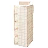東洋ケース ハンギングラック5段 チェック アイボリー CHS-HGR5-IV 生活用品 インテリア 雑貨 インテリア 家具 収納家具 ハンガーシェルフ ワードローブ [並行輸入品]
