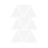 三角形壁ステッカー – TOOGOO ( R )三角形壁デカール内部ベビー保育園の壁のステッカー子供ルームアート壁ステッカーホワイト12 cm