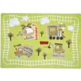 Joy Carpets Kid Essentials Infants & Toddlers Big Machines Rug Multicolored 3'10 x 5'4 [並行輸入品]