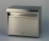 【郵便受け 郵便ポスト 郵便受けポスト】 大型でA4封筒や通販カタログもすっぽり入る 家庭 オフィス 兼用 ステンレス 郵便ポスト 新聞受け