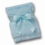 Bearington Baby Silky Soft Blue Security Blanket by Bearington