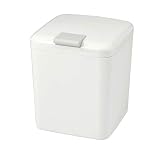 レック(Lec) トイレポット ホワイト 13.5×15×16.5cm CORRON トイレポット B00212