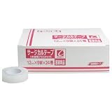 医家向品 サージカルテープ 半透明プラスチックタイプ 12mm×9M×24巻
