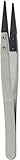 SE TW602PT Rounded Square Point Anti-Static Tweezer, 5-1/16" [並行輸入品]