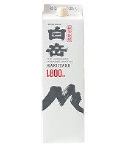 Amazon.co.jp: 高橋酒造 白岳 パック [ 米焼酎 25度 熊本県 1800ml