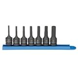 KD Tools KDT84912 .38in. Drive 6 Point Metric Hex Impact Socket Set - 7 Pieces