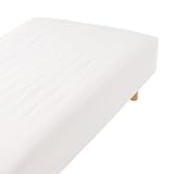 無印良品 サッカー織ボックスシーツ オフ白 ダブルサイズ 140×200×18-28cm 83660178