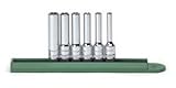 6Pc 1/4 Drive Deep E Socket Set by KD Tools