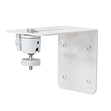 プロジェクター壁付け金具 耐荷重1kg 1/4インチネジ 三脚 カメラ 角度調節360° ホワイト (ショート) PMW-A1201W
