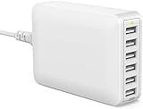USB充電器 USB-A 60W 6ポート USB コンセント 急速 【PSE技術基準適合/出力自動配分システムiSmart搭載】iPhon