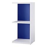 Garage グリッド収納庫GR 本棚 2段増設ユニット GR-0408Y キャンディブルー