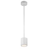 WAC Lighting PD-W2605-WT Tube Outdoor LED Pendant Fixture, One Size, White [並行輸入品]