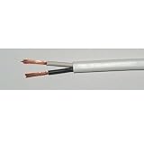 ノーブランド品 ビニルキャブタイヤ小判型コード 白 2.0sq 【VCTF-K-白2.0SQ】