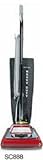 Electrolux Floor Care Company SC888K Heavy-Duty Commercial Upright Vacuum, 17.5lb, Chrome/Red
