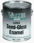 True Value VSG11-5G Painter's Select Basics White Latex Semi-Gloss Enamel, 5-Gallon [並行輸入品]