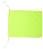 TOMAC 蛍光紐付色旗 ポリエステル IHK-03-KY 蛍光イエロー 35×45㎝