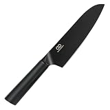 三徳包丁 刃渡り165mm オールマットブラック 食洗機対応 【BLACK INFINITY】「明治6年創業 老舗刃物メーカー 三星刃物」 肉 魚 野菜 包丁 万能 ステンレス ギフトBI-ST