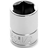 Wilmar (WLMW36016) Chrome Socket, 1/4 Drive, 1/2, 6 Point, Shallow by Wilmar