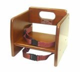 Winco CHB-704 Wooden Booster Seat, Walnut by Winco