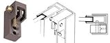 CRL DuranodicブロンズLeft Handedウィンドウキャッチfor pass-thru Windows – d53dulh