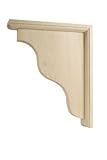 Waddell 2 Wayシェルフブラケットキーホール9 " x 2 – 1 / 4 " x 11 " 10 lb Basswood Shrinkwrapped