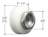 CRL 5 / 8 "フラットエッジナイロンB。B。スライドシャワードアローラー;ねじ付き六角ハブ – バルク