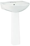 Sterling 446121-0 Sacramento Lavatory Basin Single-Hole Faucet Drilling, White [並行輸入品]
