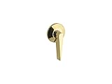 Kohler K-9483-R-PB Gabrielle Right-Hand Trip Lever, Vibrant Polished Brass [並行輸入品]