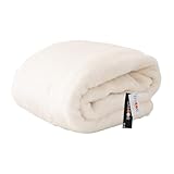 エムール ベビー 綿入り2枚合わせ 毛布 ブランケット 100×140cm ミルキーホワイト エムールヒート 洗える リバーシブル 低ホルムアルデヒド 静電気防止