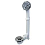 Watco 500-LT-PVC-BN Lift & Turn Bath Waste, Brushed Nickel [並行輸入品]