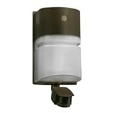 Hubbell Outdoor NRG204BMS Decorative Compact Wallpack with 42W CFL Lamp, 120V [並行輸入品]