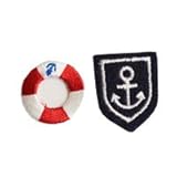 ミニワッペン　男の子　ワンサイズ　イカリ＆うきわ