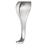 9 – 3 / 8 " Aluminumクラシック家具脚 – Polished Aluminum