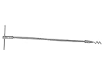 Allpax AX1213 No. 4 Packing Hook, T-handle, Steel [並行輸入品]