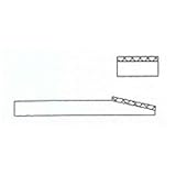 ツボ万 アトマ竹ヤスリ幅6mmタイプ 平型 #200