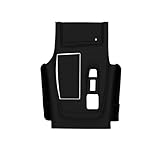 Temiry アルファード40系 ヴェルファイア40系 シフトパネルカバー ラバーマット コンソールカバー ゴムマット カバー キズ防止 汚れ防止 指紋防止 アルファード40系 アクセサリー コンソールスイッチパネルカバー（エレクトロシフトマチック専用-ポケット付き）