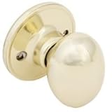 MINTCRAFT TYL740V Egg Knob, Polished Brass by Mintcraft