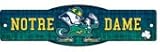 NCAAノートルダム89214010ストリート/ゾーンサイン、4.5 " X 17 "