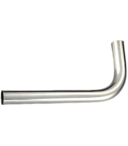 Amazon | HMS 曲げパイプ 外径 38φ 90度曲げ 全長 400mm 80R ワンオフ