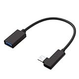 エアリア 世田谷電器シリーズ 池尻3丁目-そこ曲がって- USB ホストケーブル L字型 USB TypeA メス → TypeC オス AR-CHOS150L