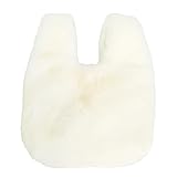 [ジゼル] ファーバッグ ミニ ハンドバッグ 小さめ 秋冬 もこもこ ミニバッグ ミニハンドバッグ バッグ レディース (アイボリー)