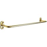 職人仕上 タオル掛け タオルハンガー トイレ 洗面所 壁 ネジ止め 真鍮 アンティーク ゴールド 220mm