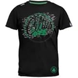 Unk Nbaボストン・セルティックスレンガバスケットボールブラックTシャツ( XL )
