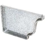 AMERIMAX HOME PRODUCTS 29205 5-Inch Mill Finish Galvanized Left End Cap [並行輸入品]